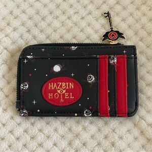 Hazbin Hotel Black and Red Card Holder wallet